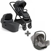   Joie Signature Finiti 2in1 babakocsi Ebony + i-Snug 2 hordozó Pebble