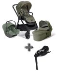   Joie Signature Finiti 2in1 babakocsi Evergreen + i-Snug 2 hordozó Laurel +  i-Base Encore bázistalp