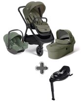   Joie Signature Finiti 2in1 babakocsi Evergreen + i-Snug 2 hordozó Laurel +  i-Base Encore bázistalp