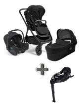   Joie Signature Finiti 2in1 babakocsi Eclipse + i-Snug 2 hordozó Raven +  i-Base Encore bázistalp