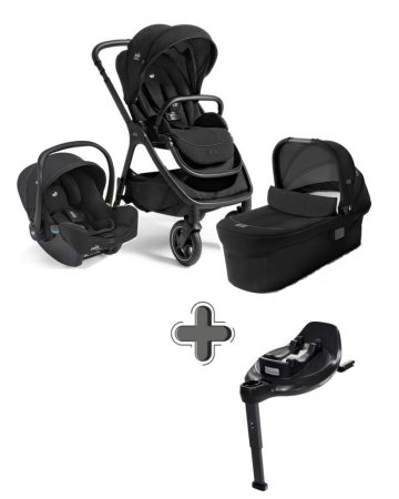 Joie Signature Finiti 2in1 babakocsi Eclipse + i-Snug 2 hordozó Raven +  i-Base Encore bázistalp