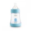 Chicco Perfect5 150 ml-es cumisüveg lassú folyású szilikon cumival 0m+ - Kék