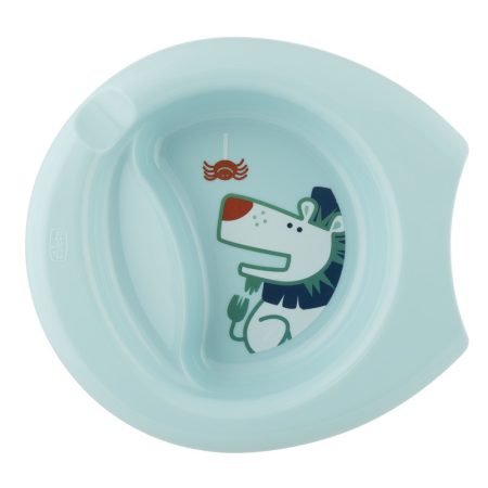 Chicco Easy Feeding csúszásmentes tányér - kék