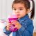 Chicco Easy Cup inni tanító itatópohár 12m+ 2 in 1 szelep 266 ml Rózsaszín CH00696110