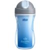 Chicco Sport Cup hőtartós csöpögésmentes szilikon szívószálas kulacs 14m+ 266 ml Kék