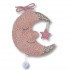   Sterntaler musical toy moon - felhúzható zenélő plüss rózsaszín hold 21 cm