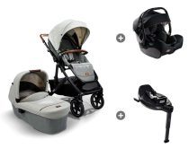    Joie Signature Vinca 4in1 babakocsi Oyster + i-Jemini hordozó + i-Base Encore bázistalp 