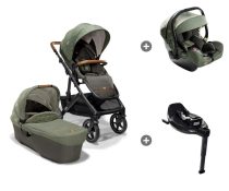   Joie Signature Vinca 4in1 babakocsi Pine + i-Jemini hordozó + i-Base Encore bázistalp 