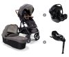 Joie Signature Vinca 4in1 babakocsi + i-Jemini hordozó + iBase Encore bázistalp Carbon