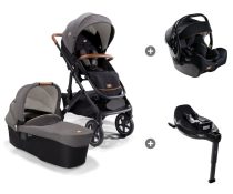   Joie Signature Vinca 4in1 babakocsi + i-Jemini hordozó + iBase Encore bázistalp Carbon