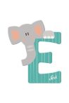 Sevi Fa Betű állatos E - Elephant