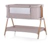 Chipolino Sweet Dreams szülői ágyhoz csatlakoztatható kiságy - mocca/wood 2021 Chipolino Sweet Dreams szülői ágyhoz csatlakoztatható kiságy - mocca/wood 2021