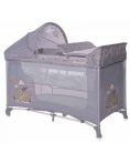   Lorelli Moonlight 2 Plus multifunkciós utazóágy - Grey Dream