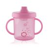Baby Care itatópohár fogantyúval 210ml alacsony - pink
