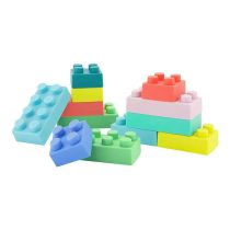   Infantino Super Soft 1st Building Blocks készségfejlesztő építő