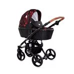   Lorelli Rimini Premium multifunkciós babakocsi - Ruby Red&Black 