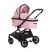 Chipolino Magnum 3az1-ben multifunkciós babakocsi - Pink marshmallow