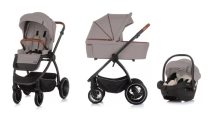   Chipolino Prestige 3az1-ben multifunkciós babakocsi - Tiramisu