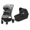 Britax Römer B-Agile M sport babakocsi - Elephant Grey+merevfalú mózeskosár - Cosmos Black