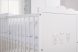 Klups Marsell kiságy 70x140 + 2 ajtós szekrény - fehér
